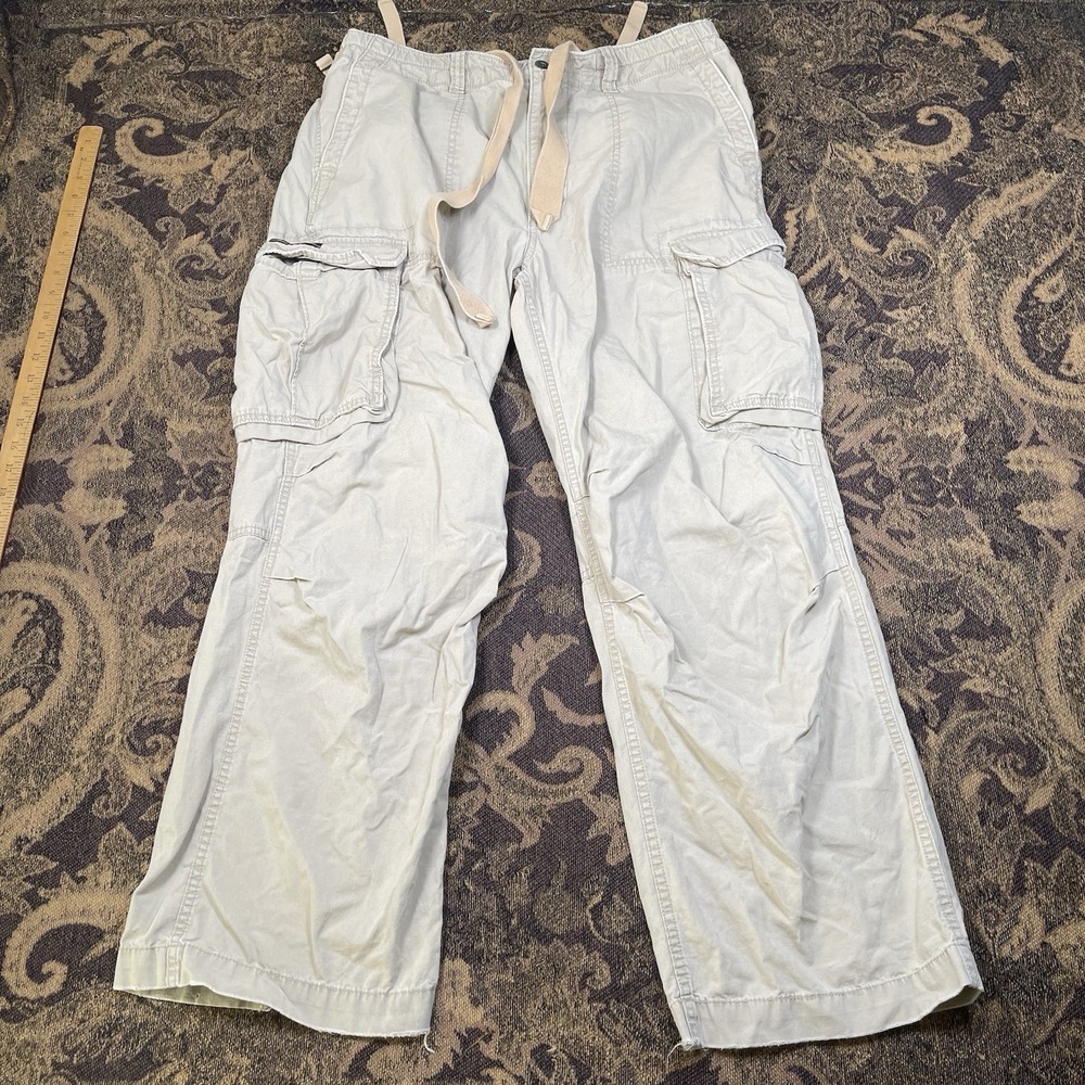 Vtg Polo Jeans Co Ralph Lauren Pants Mens 36x30 Ripstop Cargo Military Surplus